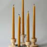 Traditional natural beeswax wake candles