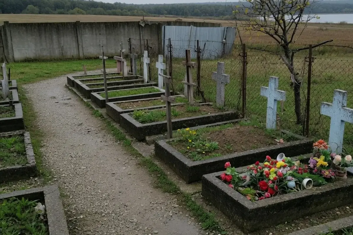 Alee de cimitir comunal din Ilfov