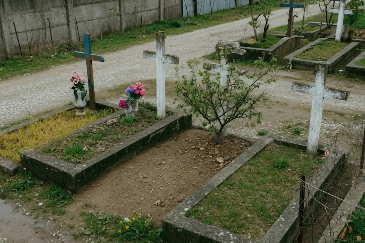 Alee de cimitir comunal din Ilfov