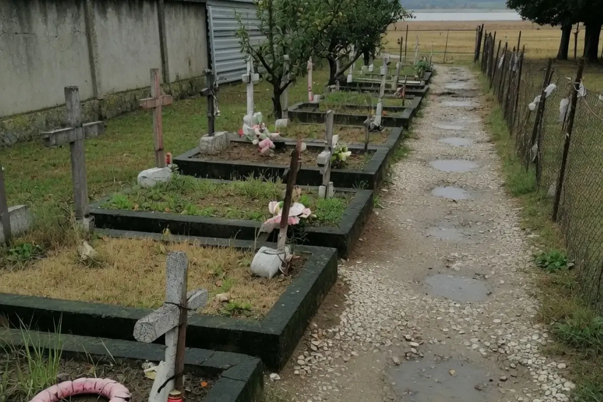 Alee de cimitir comunal din Ilfov