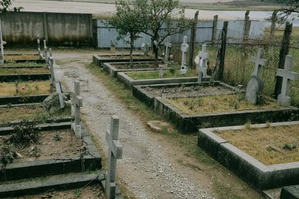 Alee de cimitir comunal din Ilfov