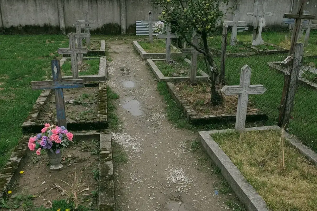 Alee de cimitir comunal din Ilfov