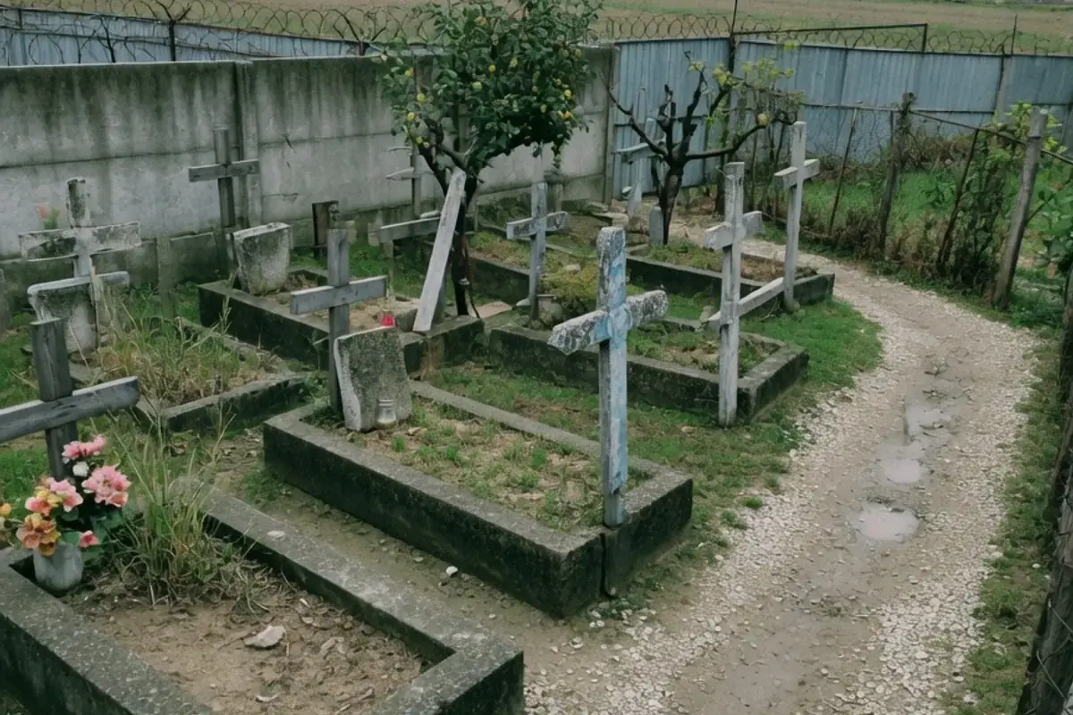 Alee de cimitir comunal din Ilfov