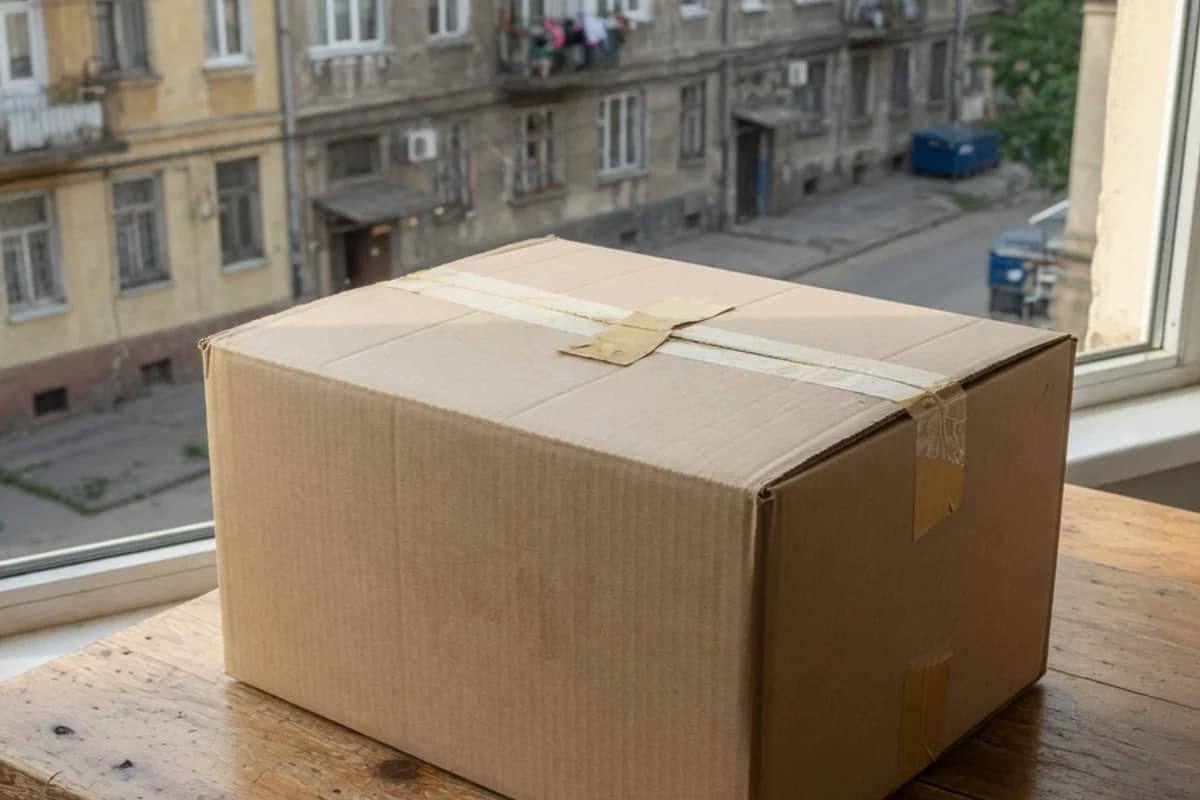 Trusă de înmormântare închisă pe o masă, Sectorul 2, București