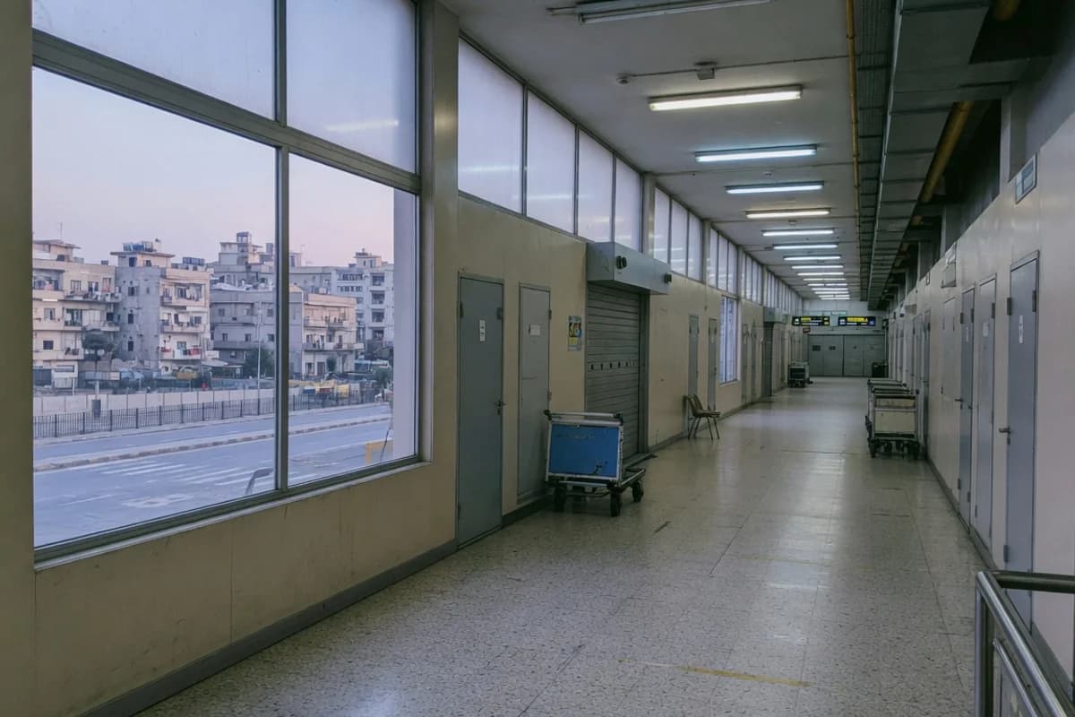 Terminal de aeroport, dimineața devreme, gol, Sectorul 3, București